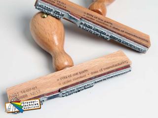 Inkthandstempel 100x10mm